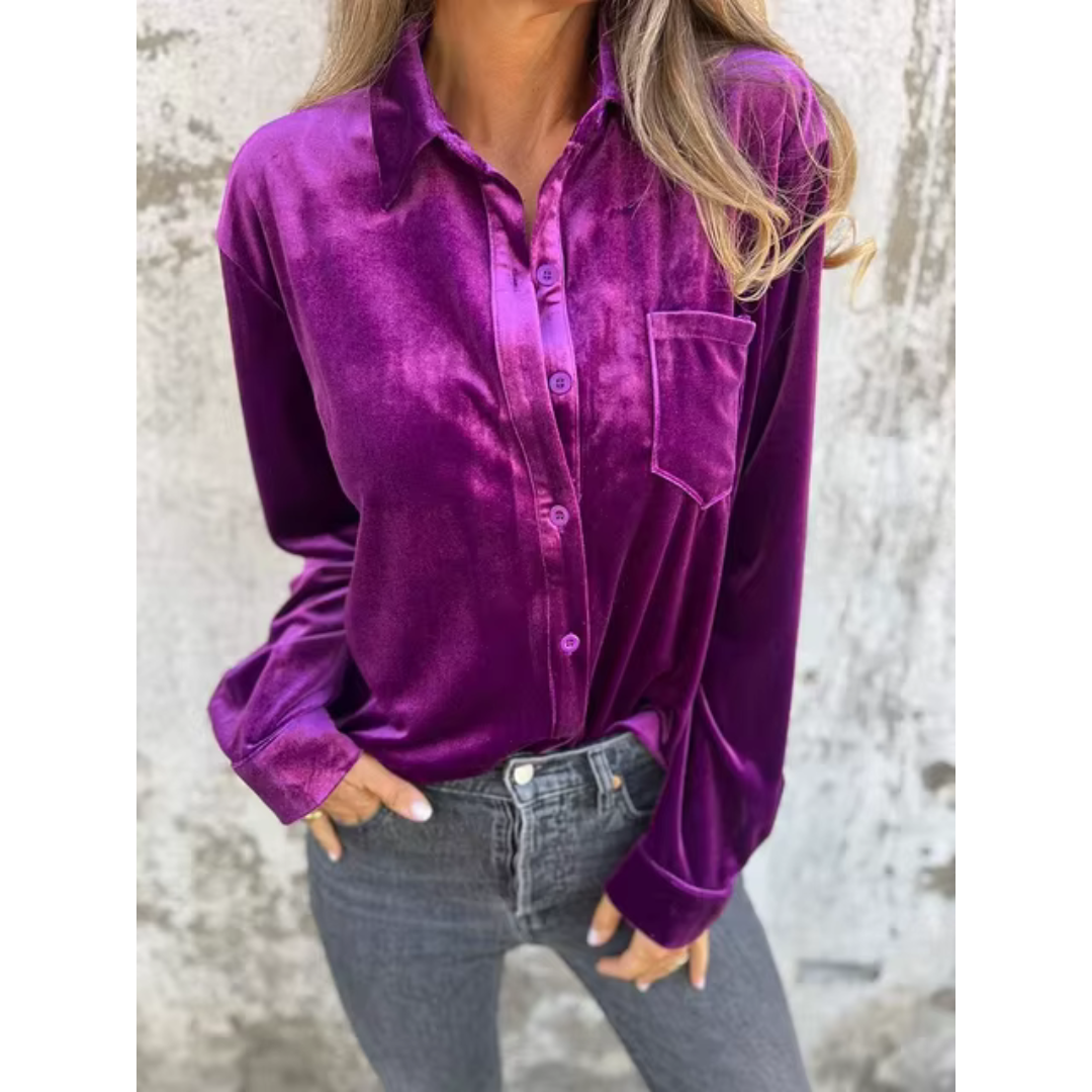 Juliette™ | Velvet Shirt