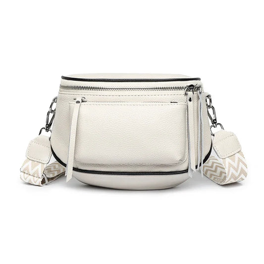 Elsie | Refined Leather Shoulder Bag
