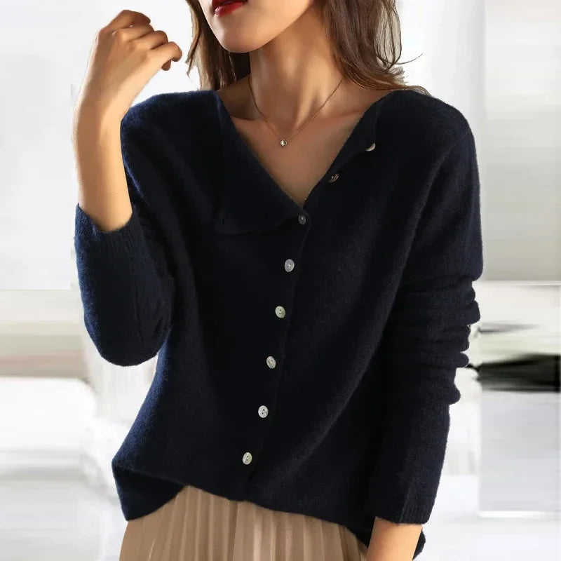 Lyvianne | Elegant Button Sweater
