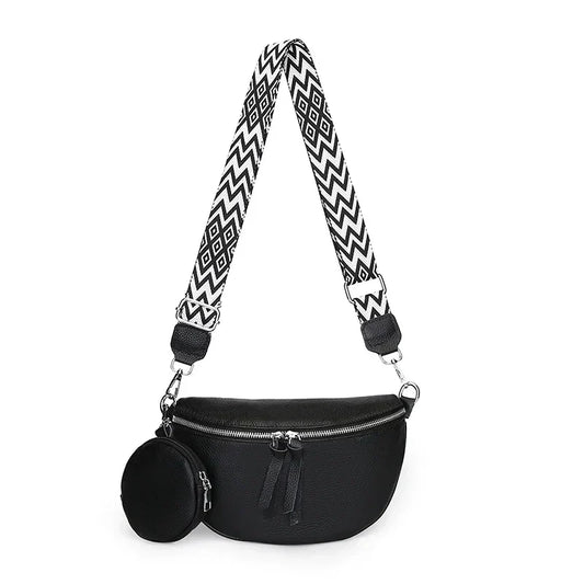 Hayley | Refined Leather Shoulder Bag