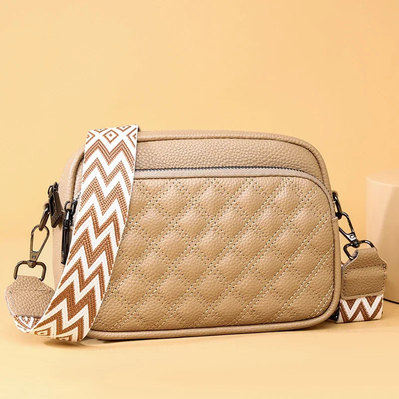 Josie | Refined Leather Shoulder Bag