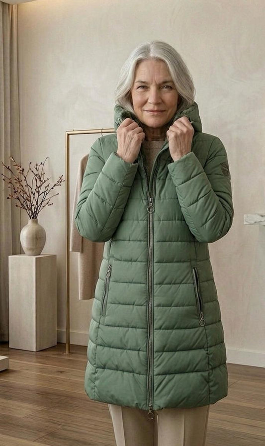 Olivia™ | Quilted A-Line Winter Coat