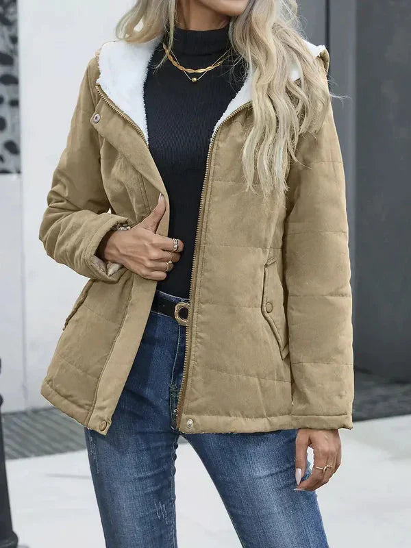Brit & Boho™ | Riley Sleeveless Hooded Coat
