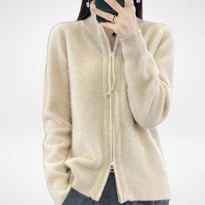Lisa | Cashmere Zipper Vest