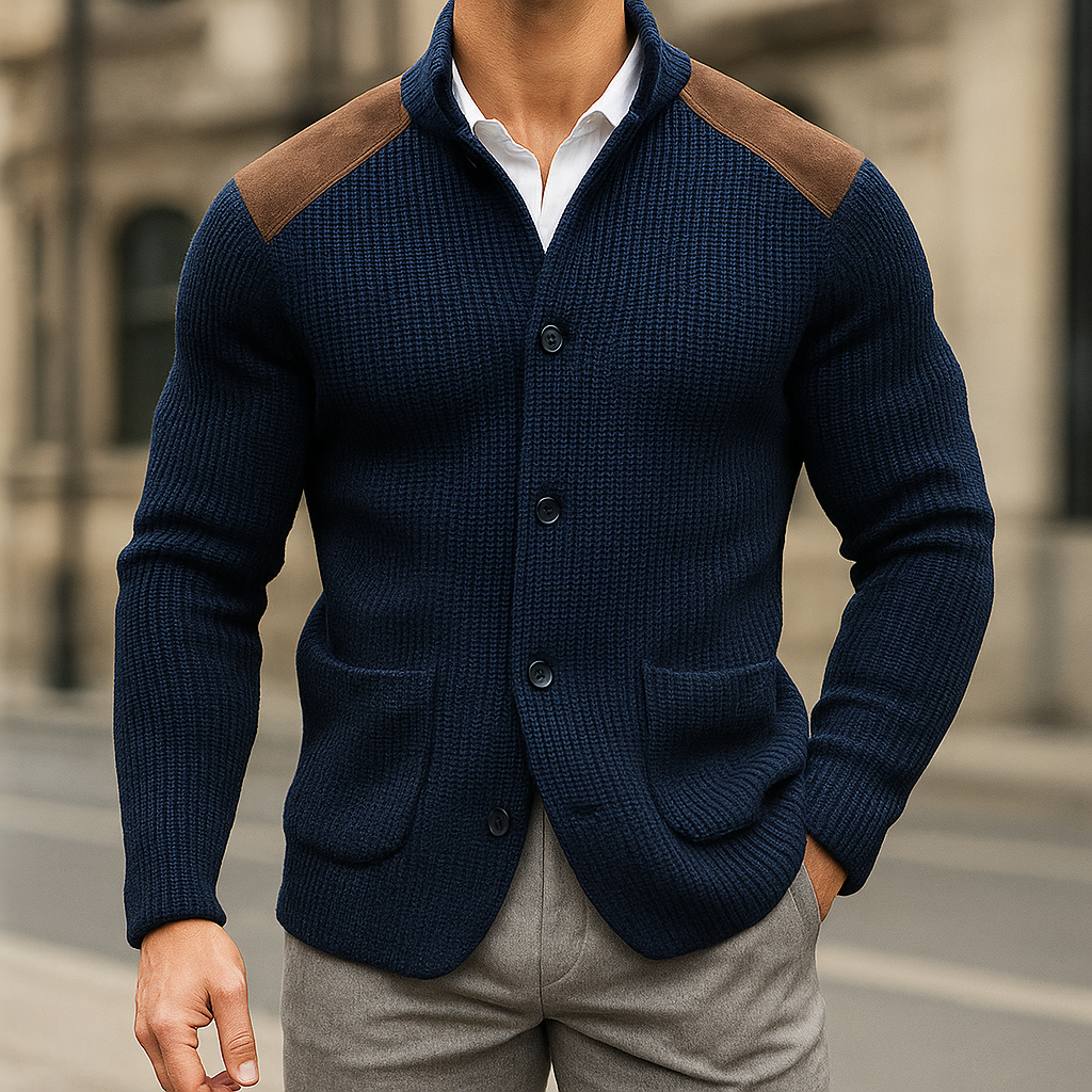 SILVORO | TEXTURED KNIT BLAZER