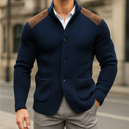 SILVORO | TEXTURED KNIT BLAZER