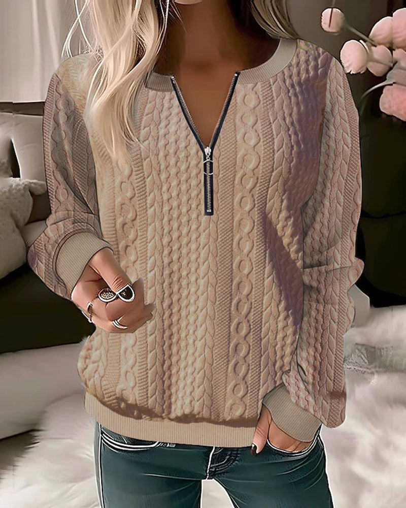 Aurora™ l Luxe Zipper Sweater