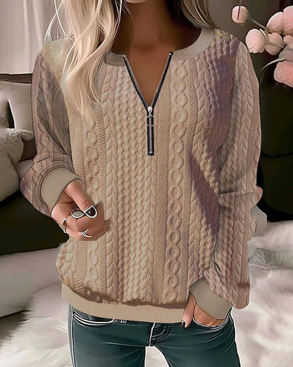 Aurora™ l Luxe Zipper Sweater