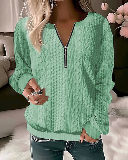 Aurora™ l Luxe Zipper Sweater