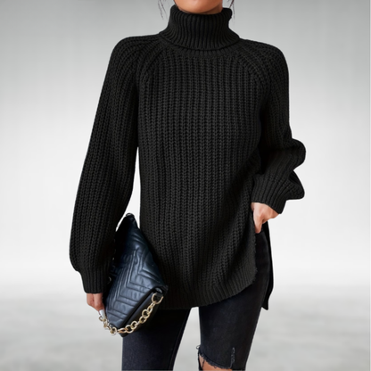 Melena™ Soft Knit Turtleneck Sweater