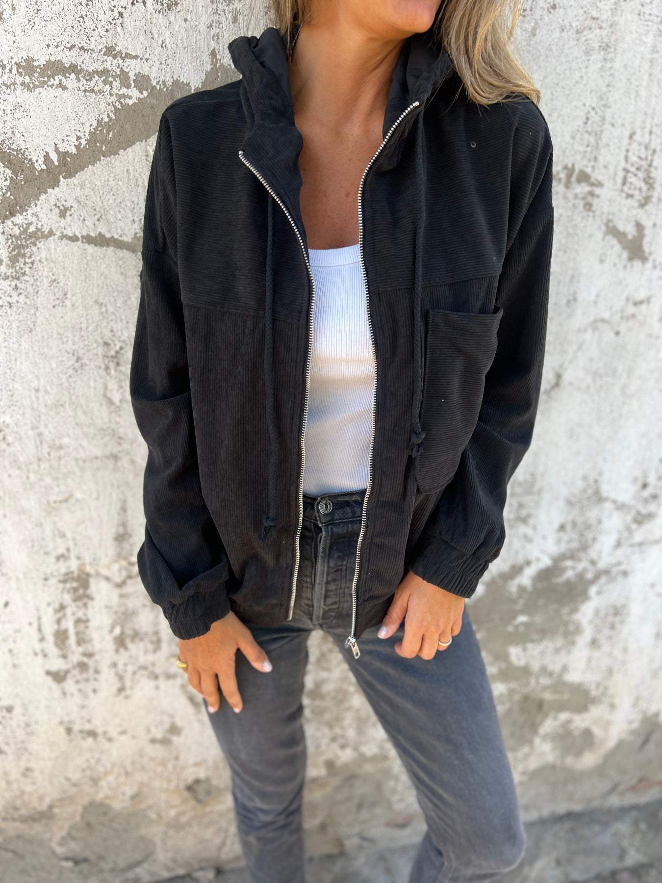 Ariellee™ - Casual Hoodie Jacket with Zipper