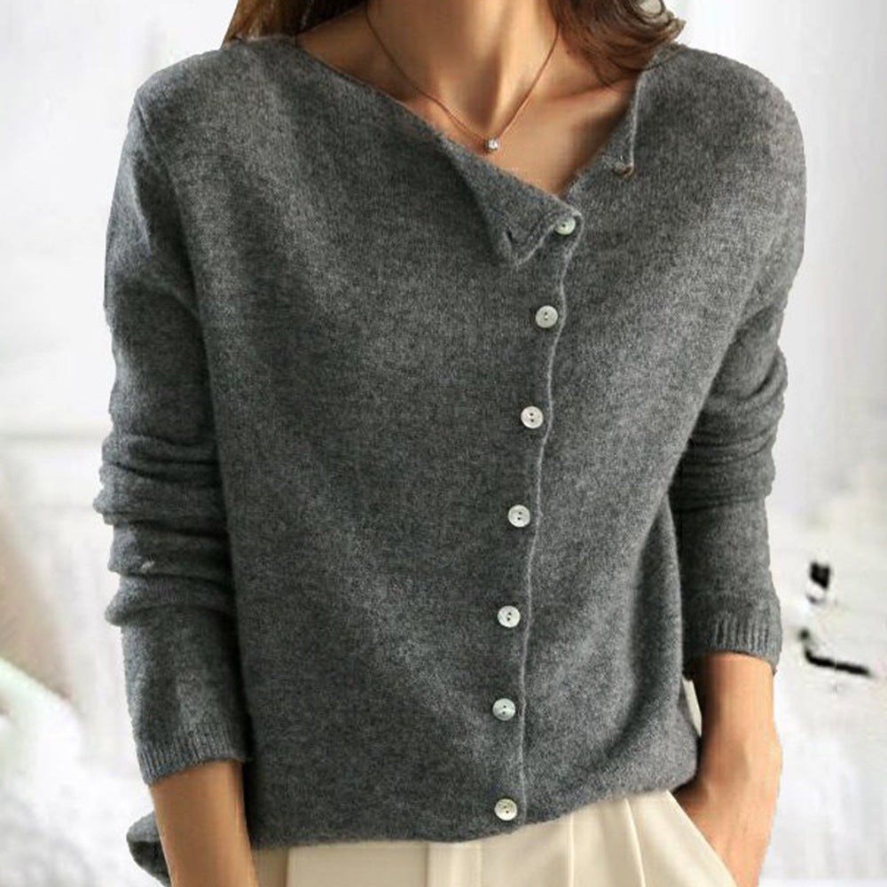 Lyvianne | Elegant Button Sweater