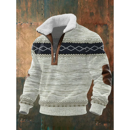 SILVORO | HIGH NECK FLEECE SWEATER