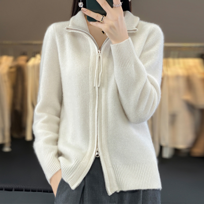 Lisa | Cashmere Zipper Vest