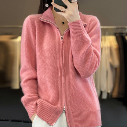 Lisa | Cashmere Zipper Vest