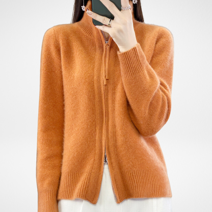 Lisa | Cashmere Zipper Vest
