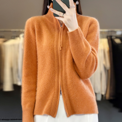 Lisa | Cashmere Zipper Vest