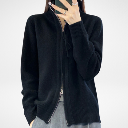 Lisa | Cashmere Zipper Vest