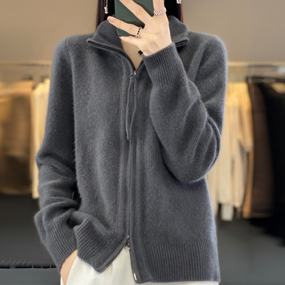 Lisa | Cashmere Zipper Vest