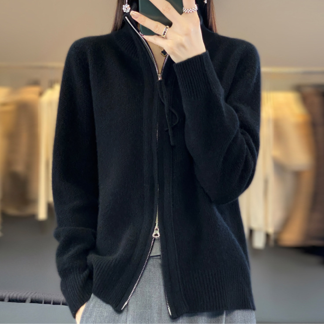 Lisa | Cashmere Zipper Vest