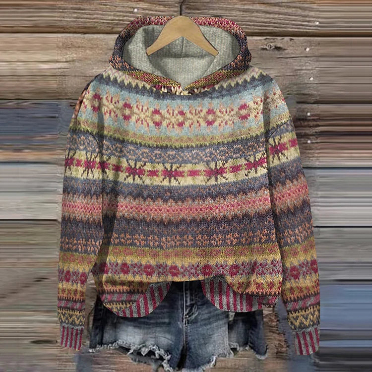 Beeckhoven™ | Ethnic Retro Hoodie