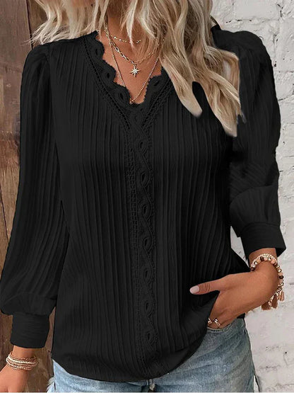 Emma | Blouse with Lace Details