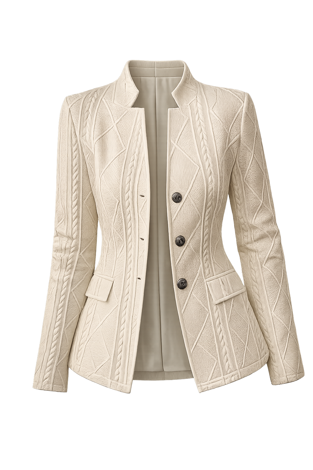 AUDREY | TEXTURED KNIT BLAZER