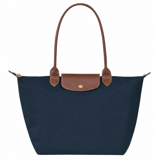 Élodie | Foldable Large Tote, Navy