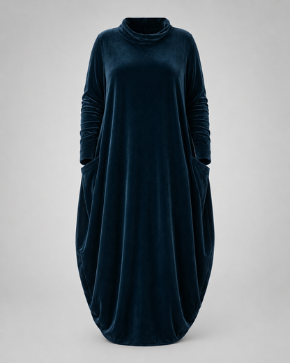 Leona™ | Soft Velvet Maxi Dress