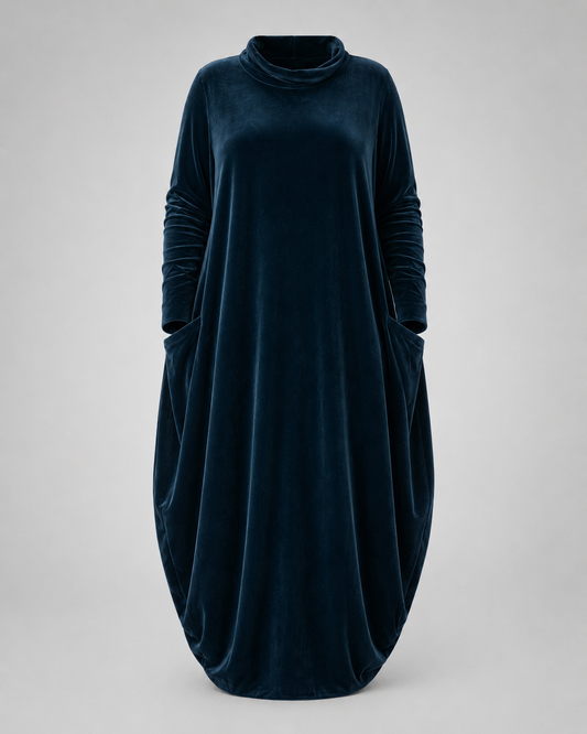 Leona™ | Soft Velvet Maxi Dress