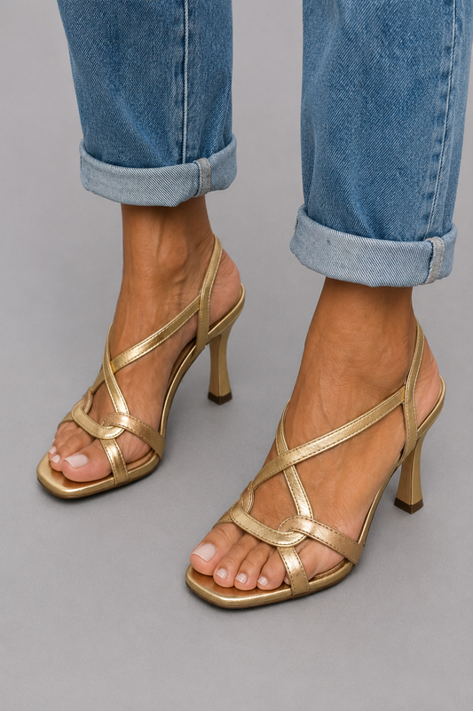 Gemma - Golden Summer Charm Sandals