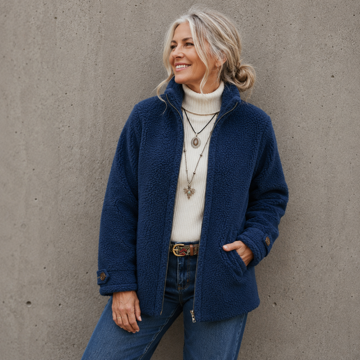 BONNIE | TEDDY FLEECE JACKET