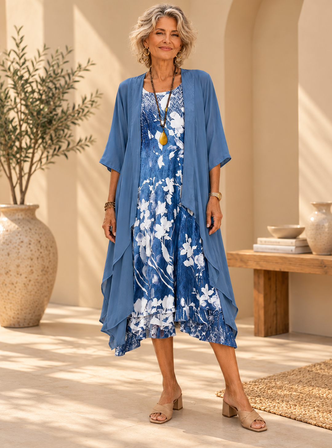 Mariana™ Floral Cardigan Dress