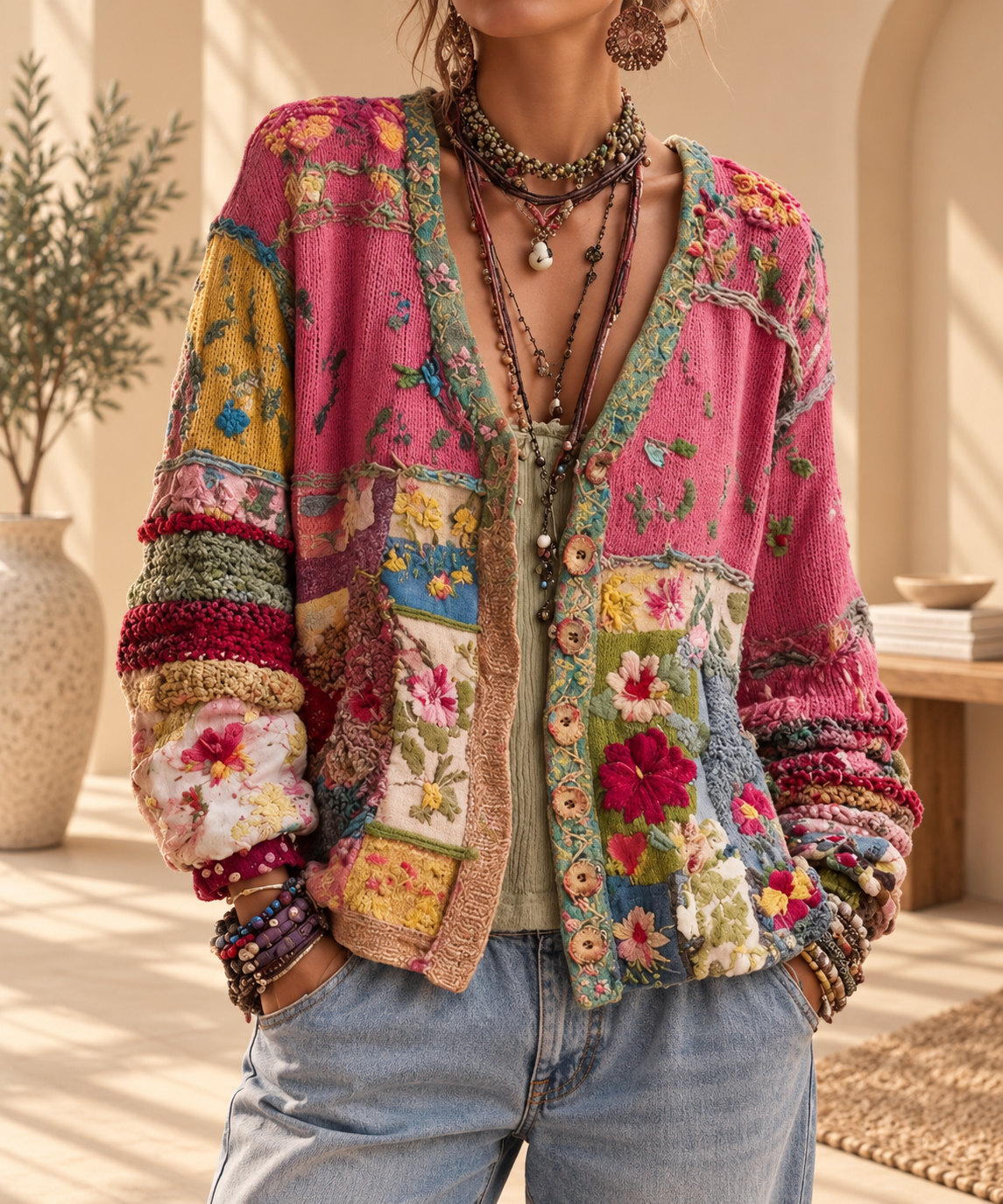 Milla™ Boho Knit Jacket
