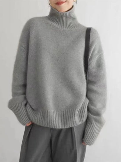 Lilian - Wool Turtleneck Sweater