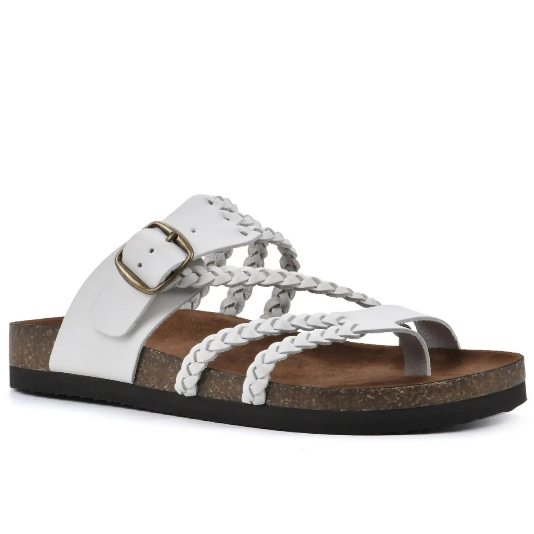 HAYLEIGH™ – Orthopaedic Braided Leather Sandal
