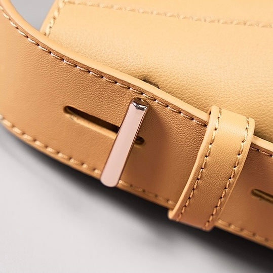 Genuine Leather Crossbody & Shoulder Oversized Bucket Bag