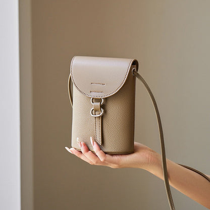 Genuine Leather Mini Crossbody Phone Bag