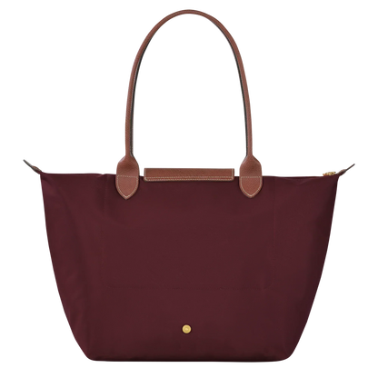 Le Pliage Tote Large, Burgundy