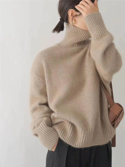 Lilian - Wool Turtleneck Sweater
