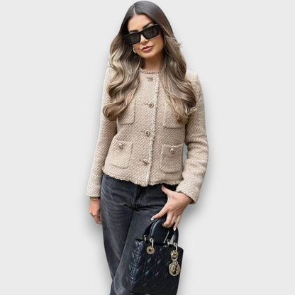 Gracia — Textured Tweed Jacket with Timeless Elegance