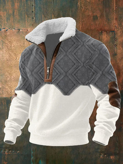 SILVORO | HIGH NECK FLEECE SWEATER