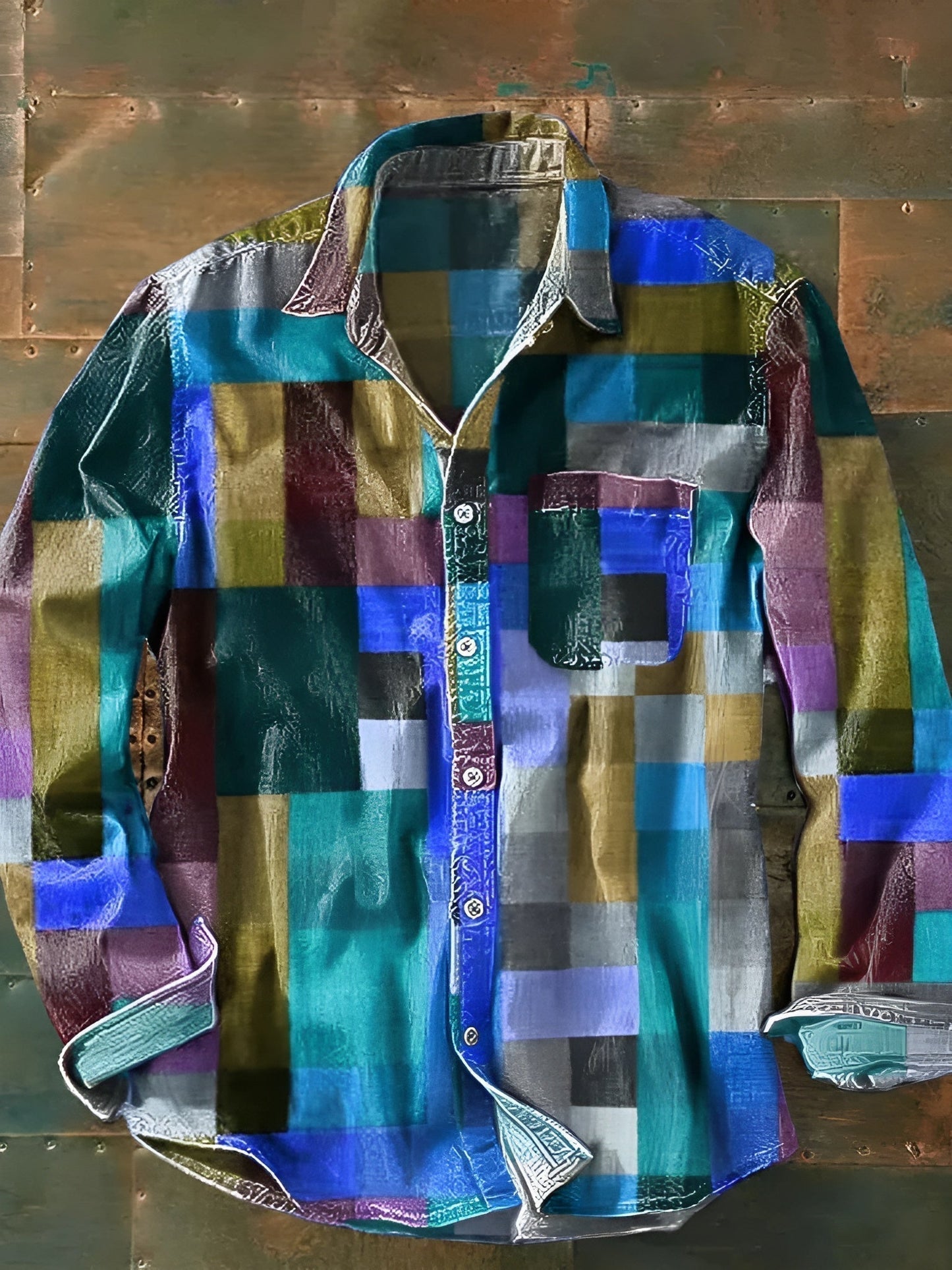 The Russel™ — Patchwork Statement Shirt