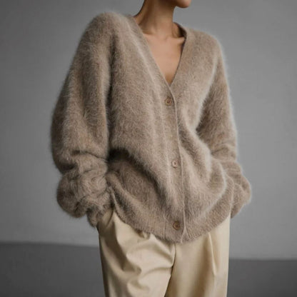 Eliza - Comfortable Fur Cardigan