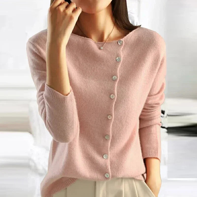 Lyvianne | Elegant Button Sweater