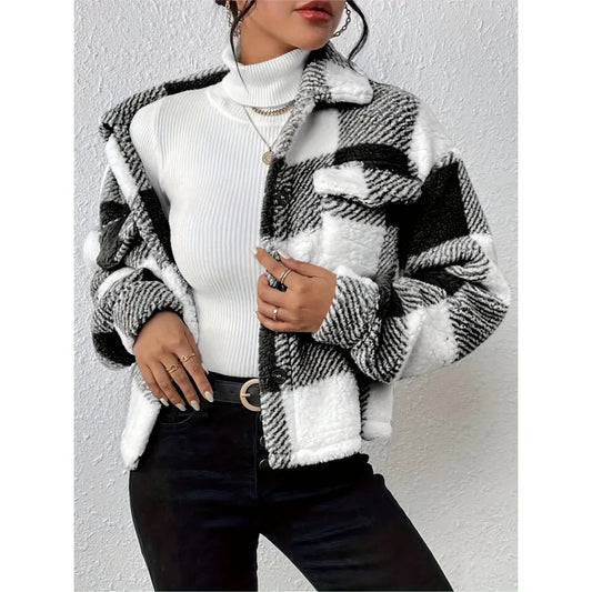 Cozy Plaided Jacket