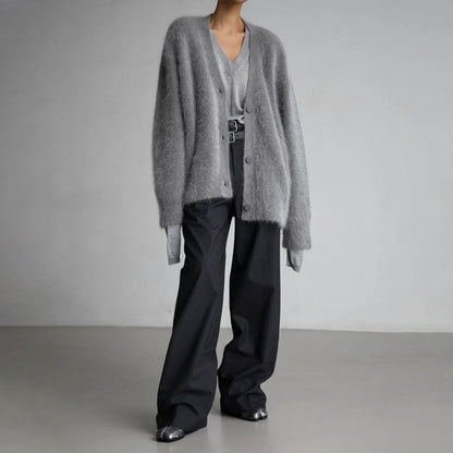 Eliza - Comfortable Fur Cardigan