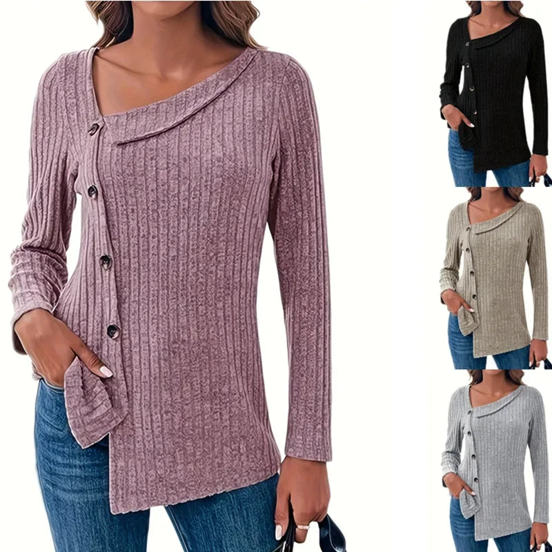 Beeckhoven ™ | Striped Autumn Women's Top