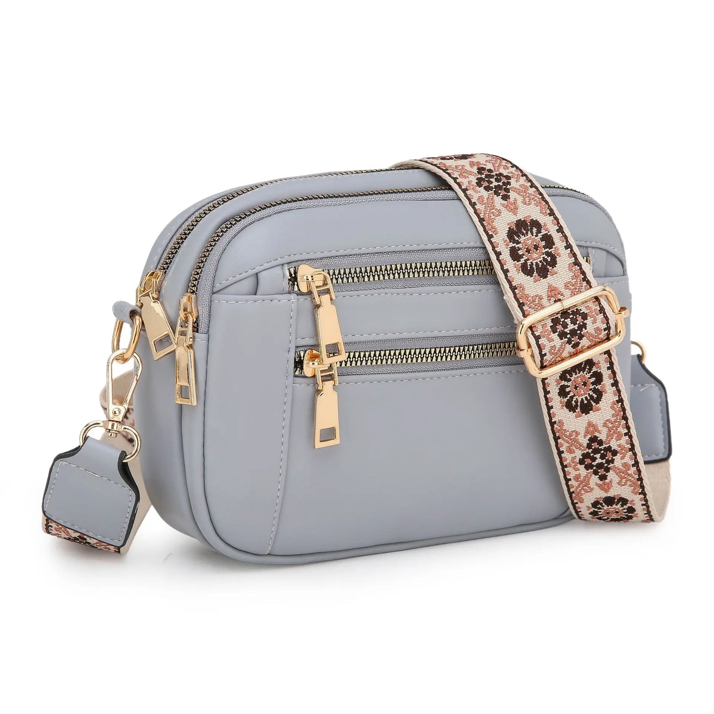 Violet | Refined Leather Shoulder Bag