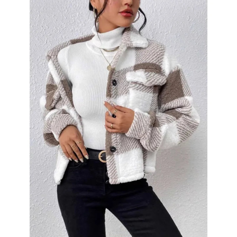 Cozy Plaided Jacket